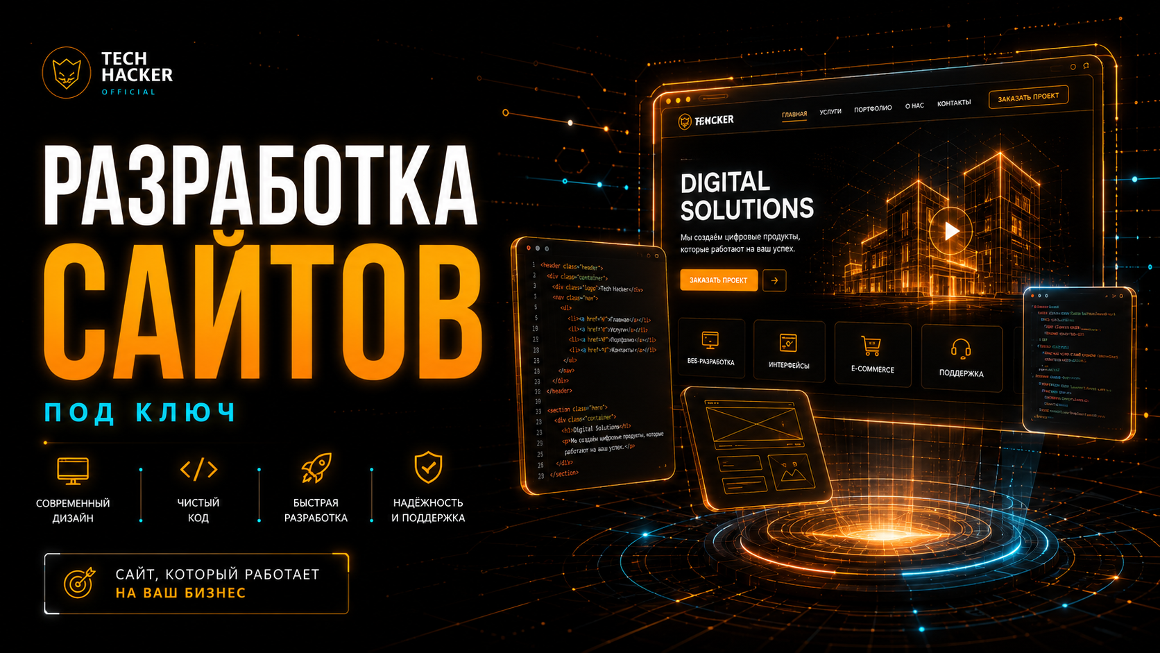 Разработка сайтов под ключ